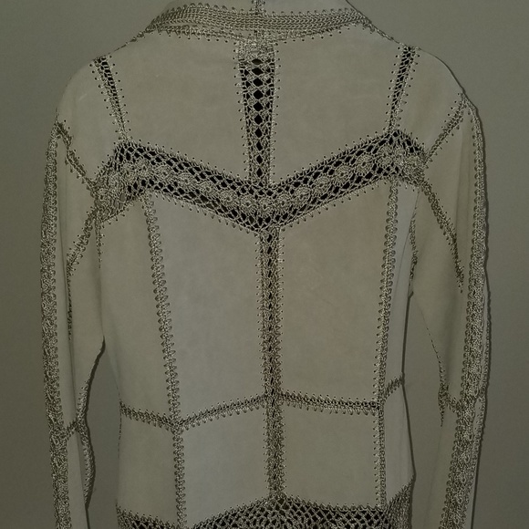 Bohemian leather Suede Jacket - Picture 7 of 7